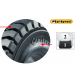 Lốp đặc 23x9-10 PIO THÁI LAN